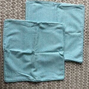 2 Custom Turquoise Pillow Cases